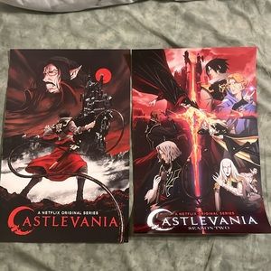 Castlevania BOTH Anime Movie Posters New 11 x 17